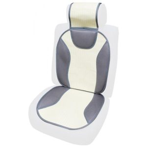 Coprisedile Singolo Anteriore Sport Fresh Universale Grigio Polvere Tessuto Alveolare Imbottito