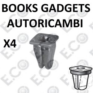 Per Mercedes 208 CDI, 211 CDI, 213 CDI, 214, 216 CDI Kit 4pz Madrevite in Plastica Nero per Fissaggio Locari Passaruota