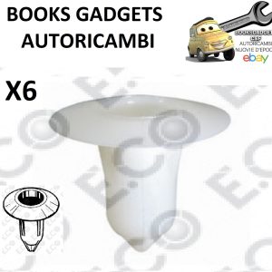 Per Fiat Brava, Bravo, Marea, Tempra, Tipo Kit 6pz Boccola Clip Fissaggio Rivestimenti Interni 7739802