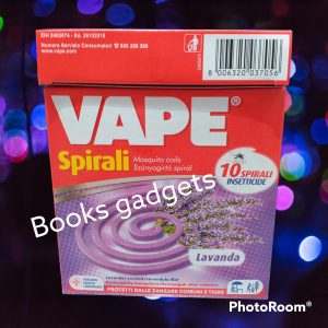 8 Confezioni (80 Spirali) Vape Lavanda Contro Zanzare Tigre Zampirone