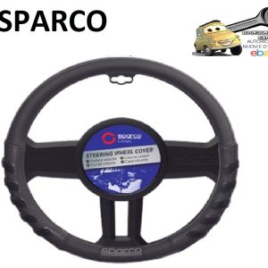 SPARCO Coprivolante Nero Impugnatura Confortevole 100% PVC 37/38cm Universale