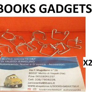 Per Fiat 500L/F/R Kit 20pz Graffetta Molletta Fissaggio Modanatura Sottoporta