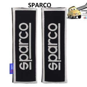 Sparco Passacintura Nero/Bianco Elegante Imbottitura Extra Chiusura con Velcro