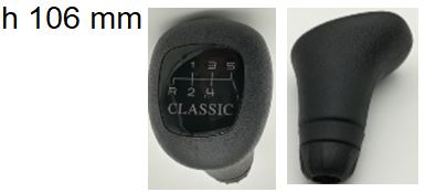 Per Mercedes C (W202) 1993>2001 Pomello Leva Cambio 5 Marce Nero H:106mm