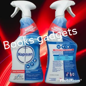 8 Flaconi Napisan Classico Blu Spray Igienizzante Bagno Igiene Profonda 750ml