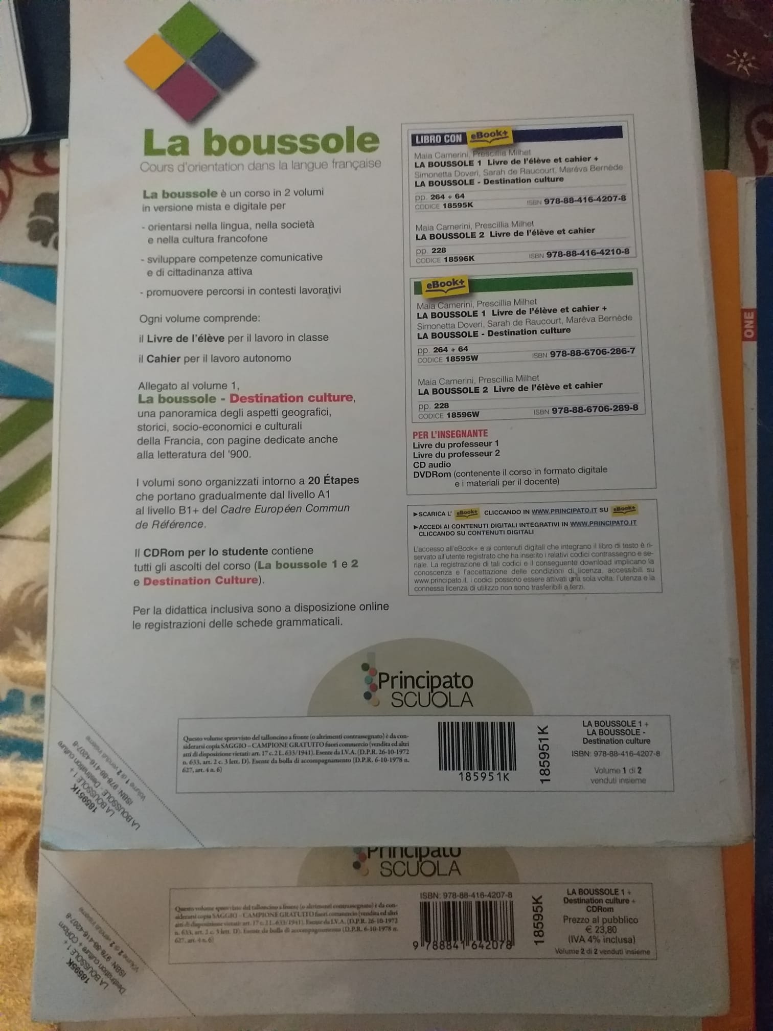 La Boussole 1 Maia Camerini Prescillia Milhet Europass 2 Volumi 9788841642078 USATO - immagine 2