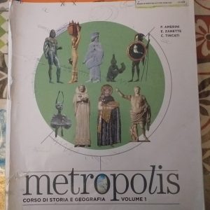 Metropolis Corso di Storia e Geografia 1 F.Amerini Pearson 9788869103131 USATO