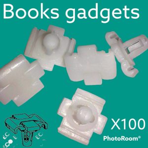 Per Lancia Dedra Kit 100pz Clip Molletta Graffetta per Fissaggio Modanatura Fiancata