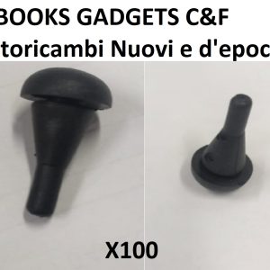 Kit 100pz Tampone di Battuta Paracolpo Gommino Nero