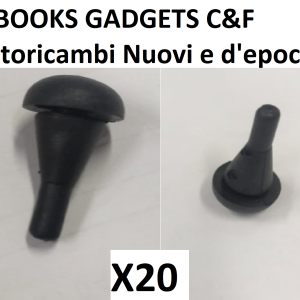 Kit 20 pz Tampone di Battuta Paracolpo Gommino Nero
