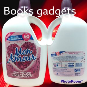 8 Flaconi Mon Amour Ammorbidente Extra Profumato Ninfea Viola 60 Lavaggi 3Lt