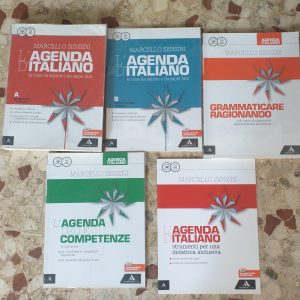 L'agenda d'Italiano Autore Marcello Sensini 5 Vol. Mondadori 9788824753883 Usato
