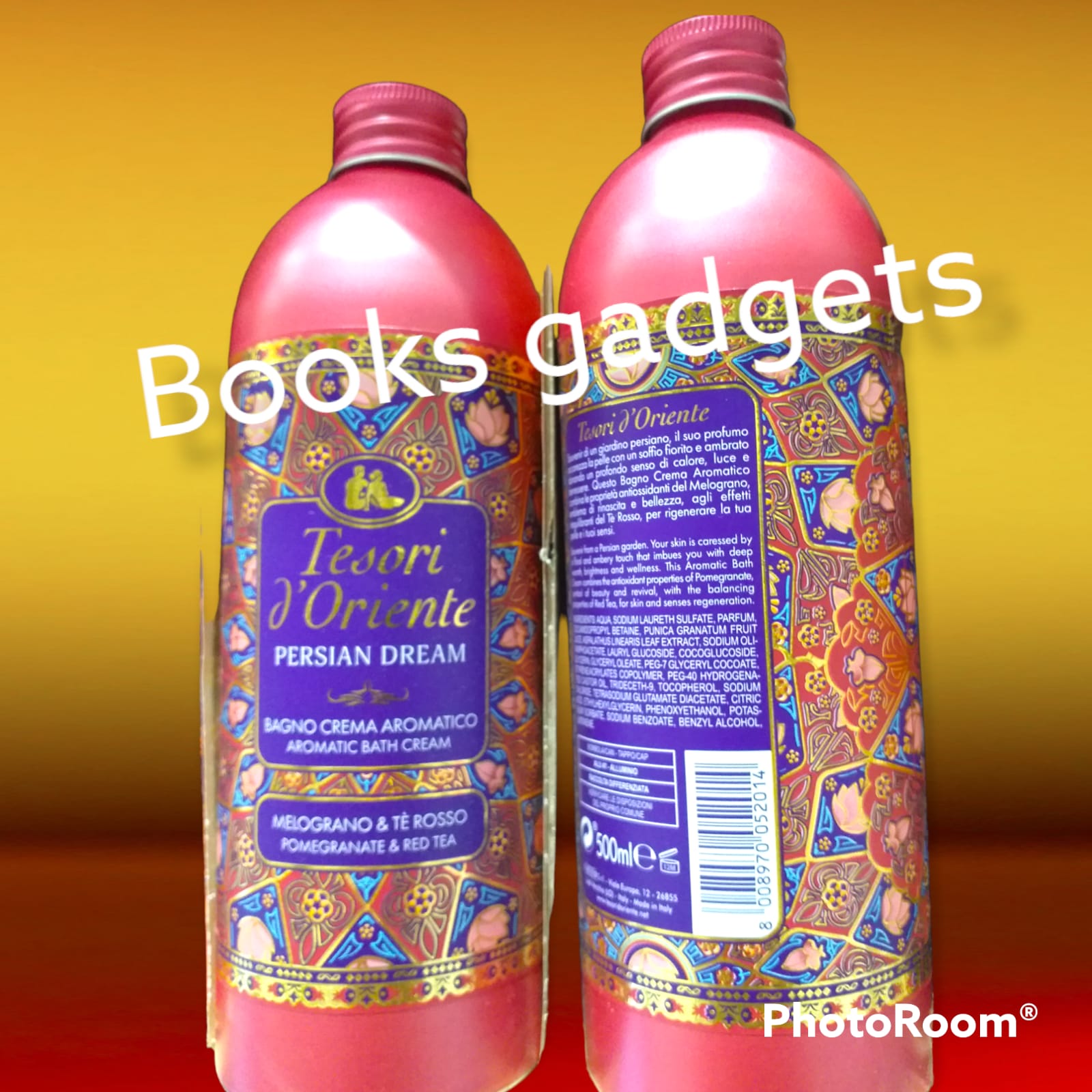 11 Flaconi Tesori d’oriente Persian Dream Melograno & Tè Rosso Bagno Crema Aromatico 500ml