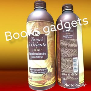 9 Flaconi Tesori d'oriente Vaniglia e Zenzero del Madagascar Bagno Crema Aromatica 500ml