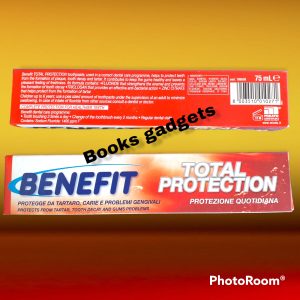 8 pezzi Benefit Dentifricio Total Protection Protezione Quotidiana 75ml