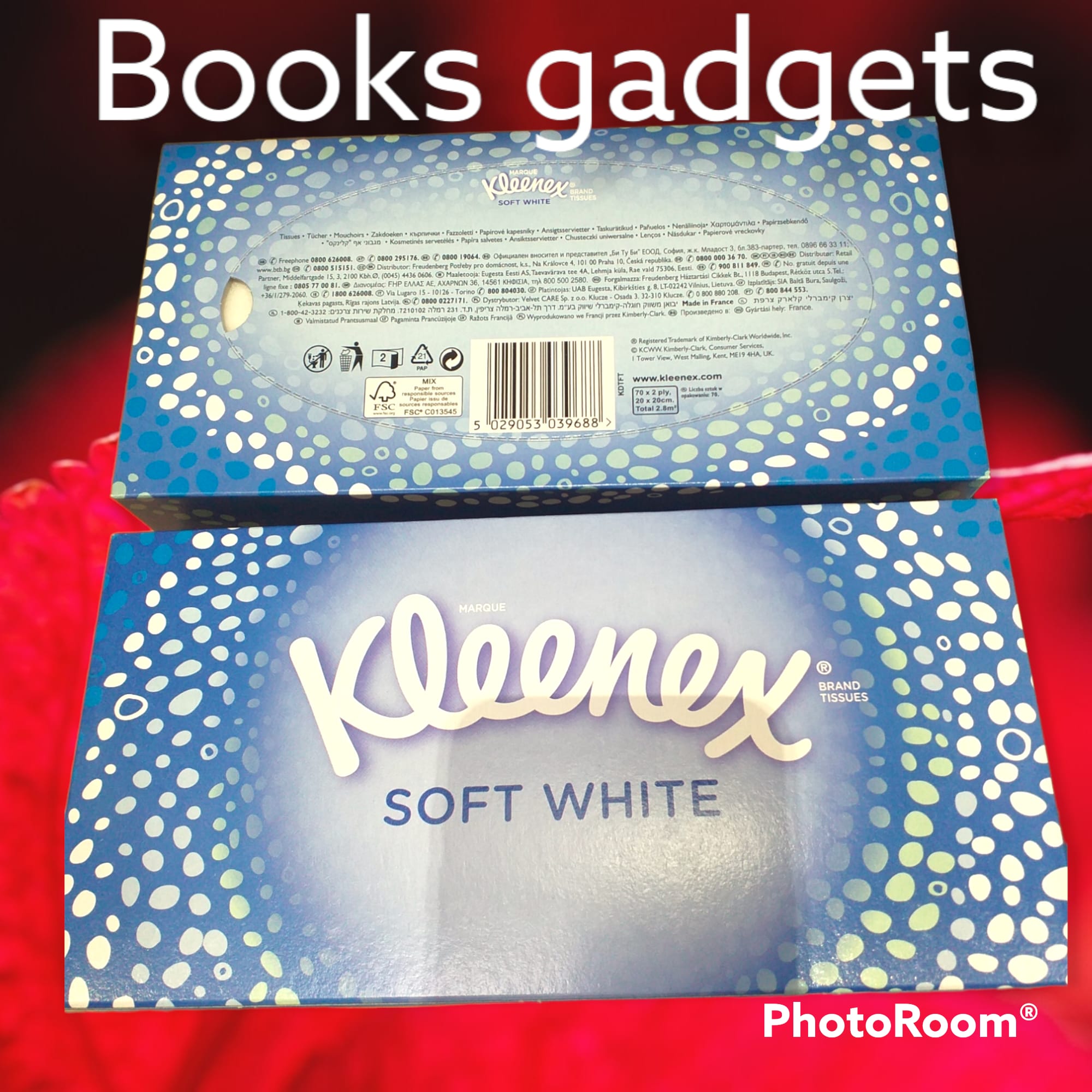 1 Box (70 pezzi) Kleenex Soft White Veline Morbidezza per i Nasi Delicati