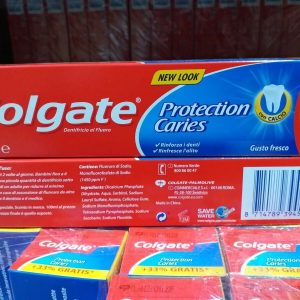 24 pezzi Colgate PROTECTION CARIES Dentifricio Protezione Carie Fluoro Attivo 100ml