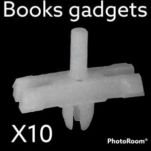 Kit 10pz Molletta Graffetta Clip per Fissaggio Modanatura Fiancata  171853585