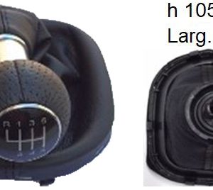 Per Audi A3 dal 2000-2003 Pomello a 6 Marce + Cuffia Nera Nuova