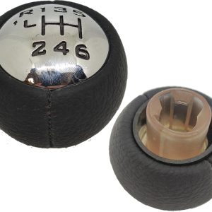 Per Peugeot 307-308-3008-407-5008-807 Pomello Pomo per Leva Cambio a 6 Marce h:32mm L:45mm