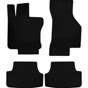 Per Audi A3 dal 2012 Set 4 Tappetini Tappeti Neri in Gomma su misura GDS