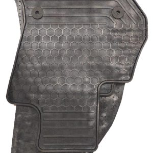 Per Fiat 500L dal 2017> Set 4 Tappetini Tappeti Neri in Gomma su misura GDS