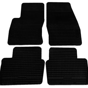 Per Ford Focus 2005>2011 Set 4 Tappetini Tappeti Neri in Gomma su misura GDS