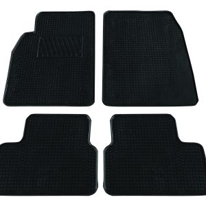 Per Opel Astra j dal 2009>2015 Set 4 Tappetini Tappeti Neri in Gomma su misura GDS