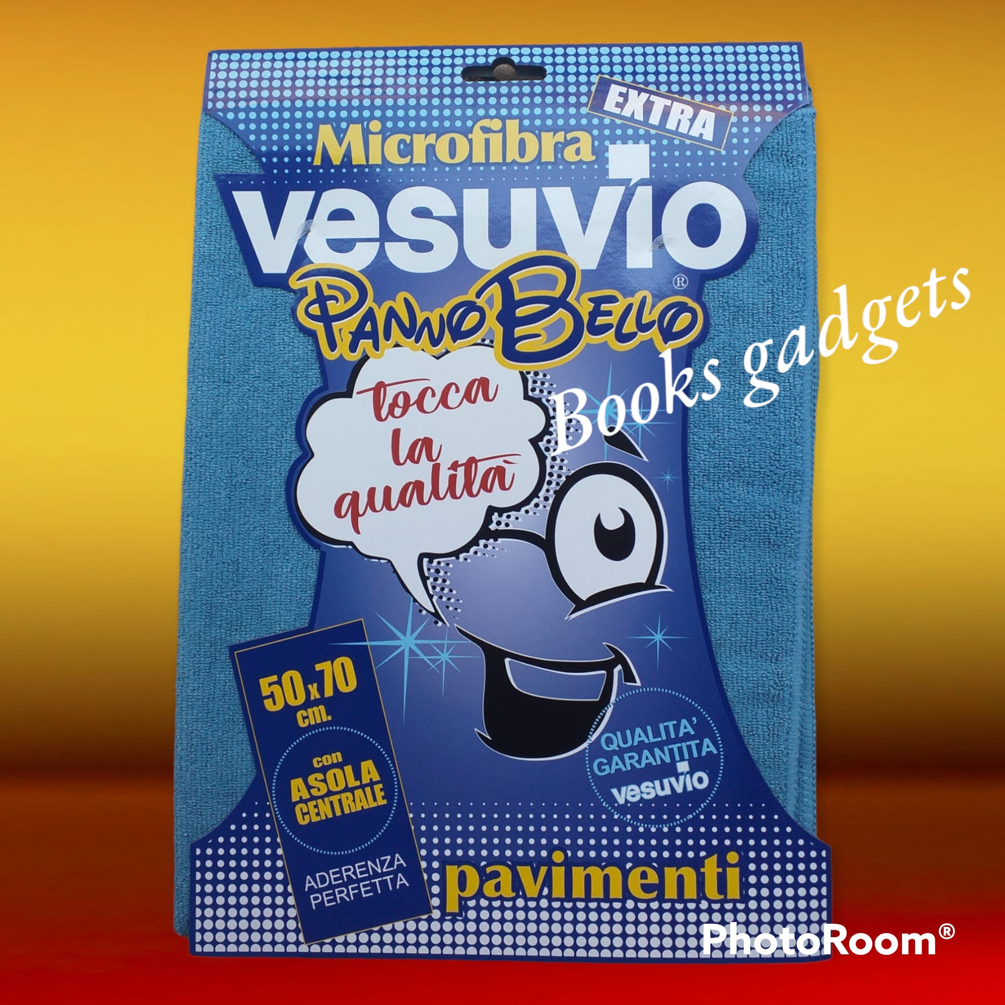 11 pezzi Vesuvio Panno Bello Pavimenti con Asola Centrale in Microfibra Extra Misure 50x70cm