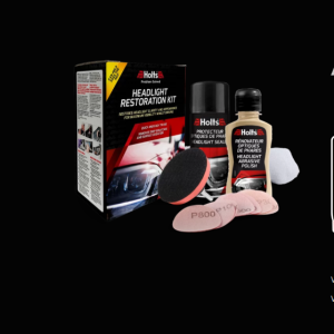 Holts Kit Completo Rinnova Fari Proiettori Fanali per Auto Rimuove Graffi e Opacità
