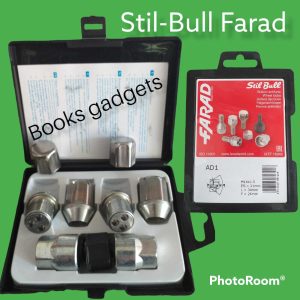 Per Land Rover Range Rover Velar dal 2017 Kit Dadi Antifurto Stil-Bull Farad per Cerchi in Acciaio Originali