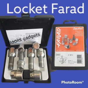 Per Land Rover Range Rover Velar dal 2017 Kit Dadi Antifurto Locket Farad per Cerchi in Acciaio Originali