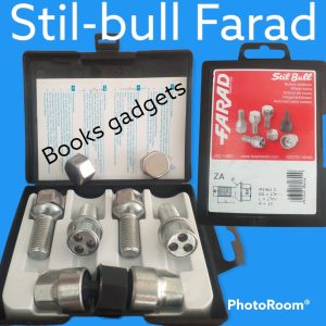 Per Skoda Enyaq dal 2022> Kit Bulloni Antifurto Stil-Bull Farad per Cerchi in Acciaio Originali