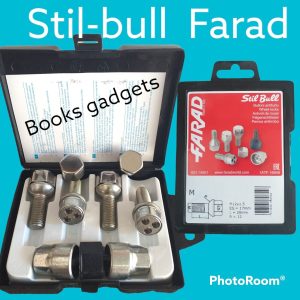 Per DR3 dal 2018> Kit Bulloni Antifurto Stil-Bull Farad per Cerchi in Acciaio Originali