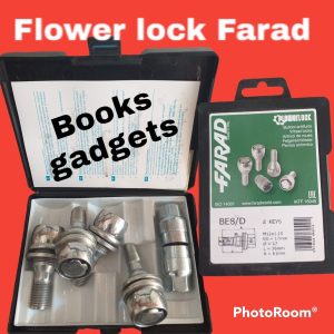 Per Jeep Avenger dal 2023 Kit Bulloni Antifurto Flower Lock Farad per Cerchi in Lega