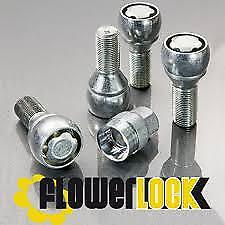 Per Aiways U5 dal 2021 Kit Bulloni Antifurto Flower Lock Farad per Cerchi in Lega - immagine 2