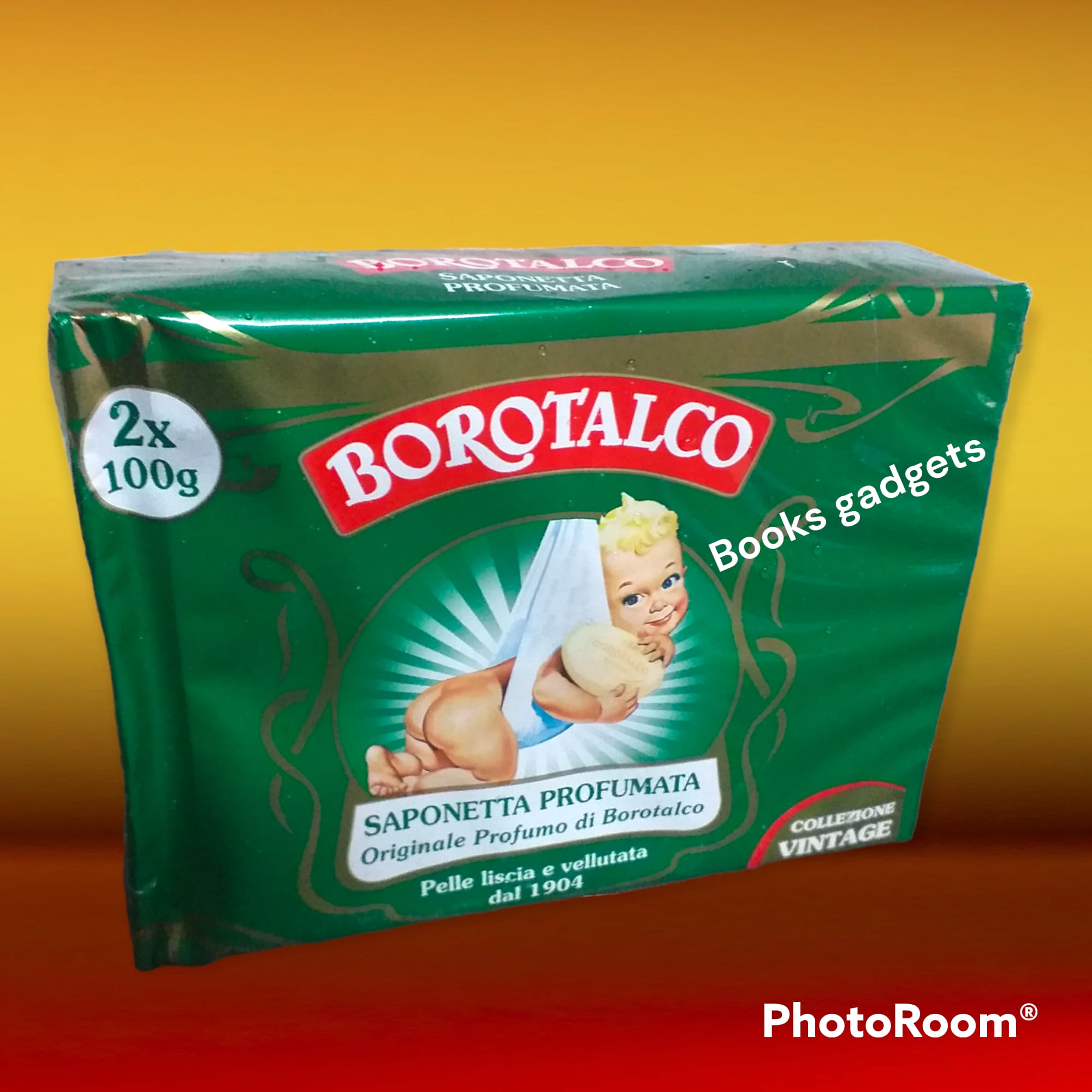 1 Confezione (2 Saponette) Borotalco Vintage Saponetta Profumata Mani Viso Corpo 100gr