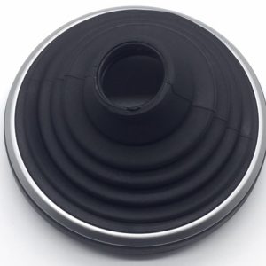 Per Ford Fiesta dal 2002-2008 Cuffia per Leva Cambio Nera con Ghiera