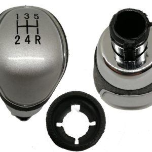 Per Ford Focus dal 2008 Pomello per Leva Cambio a 5 Marce (R in Basso a Dx) L:85mm Int.14mm