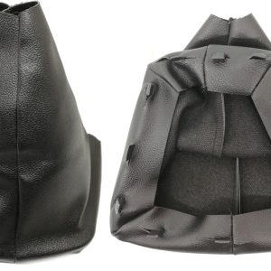 Per Fiat Qubo dal 2008 Cuffia con Ghiera per Leva Cambio Nero h:123mm L:118mm