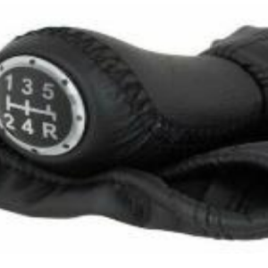 Per Fiat Punto (188) 1999-2012 Pomello Cambio a 5 Marce con Cuffia Nera Foro 15mm