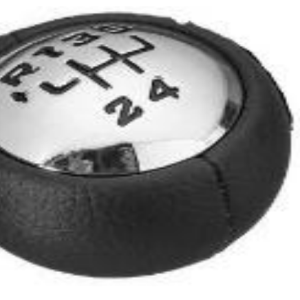 Per Peugeot 307-308-3008-407-5008-807 Pomello Leva Cambio a 5 Marce Nero (R in Alto a Sx) h:32mm L: 45mm