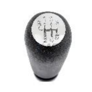 Per Renault Clio III BR0/1, CR0/1 (Bj. 2005-2019) Pomello per Leva del Cambio a 6 Marce Mod. Lungo (R in alto a Sx)