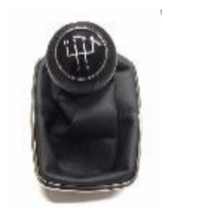 Per Seat Leon 1999-2006 Pomello per Leva Cambio a 5 Marce con Cuffia Nera 1J0711113EG
