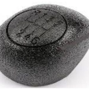 Per Peugeot Boxer dal 1994-2011 Pomello per Cambio a 6 Marce Nero (R in Alto a Sx Filettato) h:50mm F: 9mm