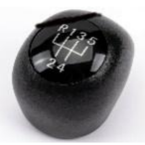 Per Peugeot Boxer 1994>2011 Pomello Pomo per Leva Cambio a 5 Marce Nero ad Innesto