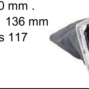 Per Ford Focus 2007 Cuffia per Leva Cambio con Cornice Cromata (Vedi Descrizione Misure)