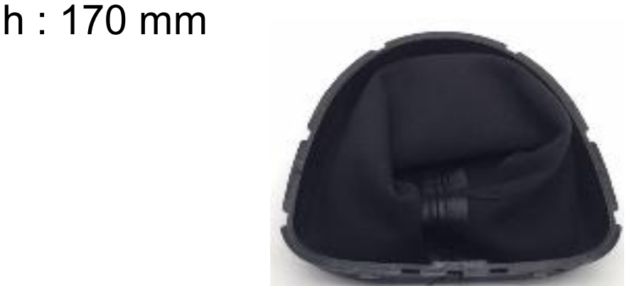 Per Nissan Qashqai (J10) dal 2007>2014 Cuffia per Leva Cambio h: 170mm - immagine 2