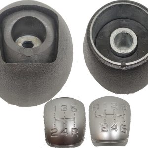 Per Iveco Daily dal 2006 Pomello Leva Cambio con 2 Tappi per 5/6 Marce Foro 10mm