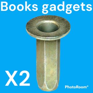 Per Lancia Lybra , Lancia Y 1995-2003 Kit 2pz Dado Inserto Rivettabile per Fissaggio Parafango